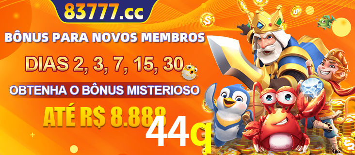 Anúncio dos benefícios para Membro VIP Sênior na plataforma 44q, incluindo bônus promocionais, semanais e mensais, ilustrado com o personagem Fortune Tiger.