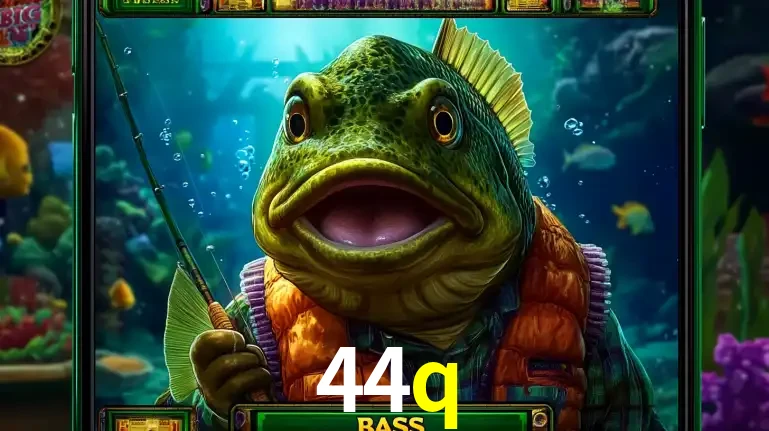 Personagem de peixe pescador do popular jogo de slot com tema de pescaria, uma das emocionantes opções de caça-níqueis para jogar e ganhar no cassino 44q.